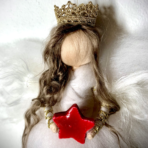 Engel, Hvid med Rød Stjerne og Krone