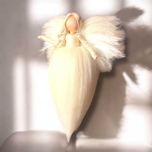 Uldengel, hvid
