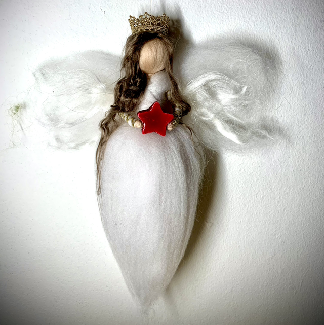 Engel, Hvid med Rød Stjerne og Krone