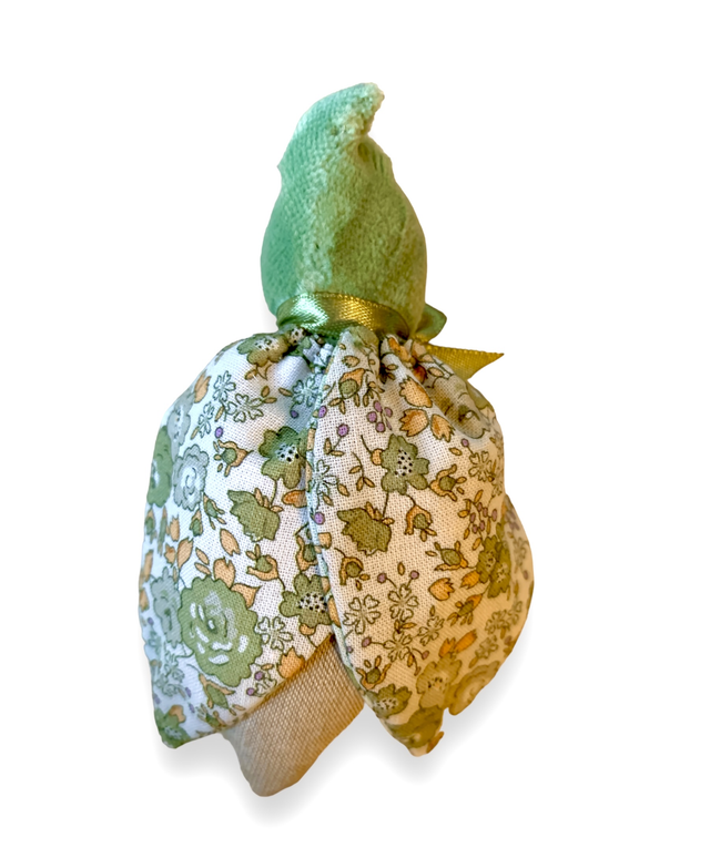 Lille Waldorfdukke blå