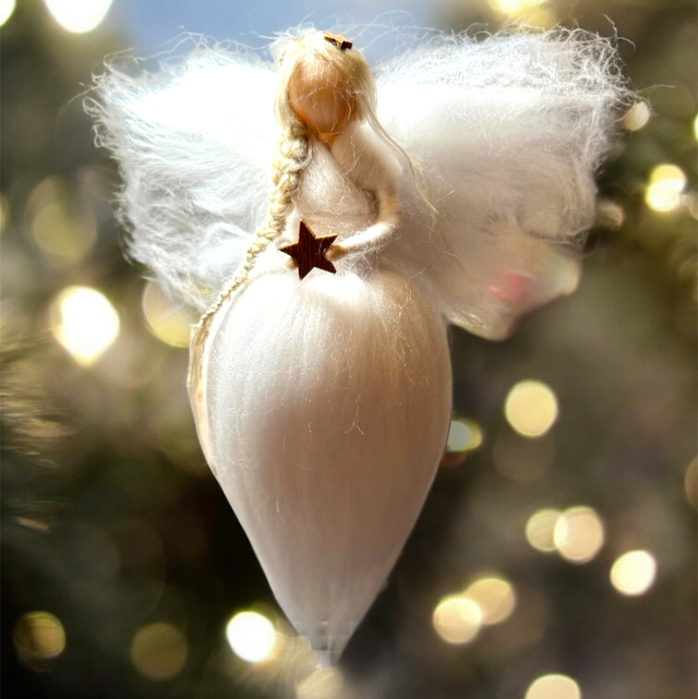 Engel, Hvid med Træstjerne